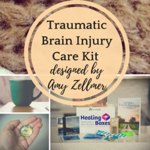 Traumatic brain injury care kit designed by Amy Zellmer